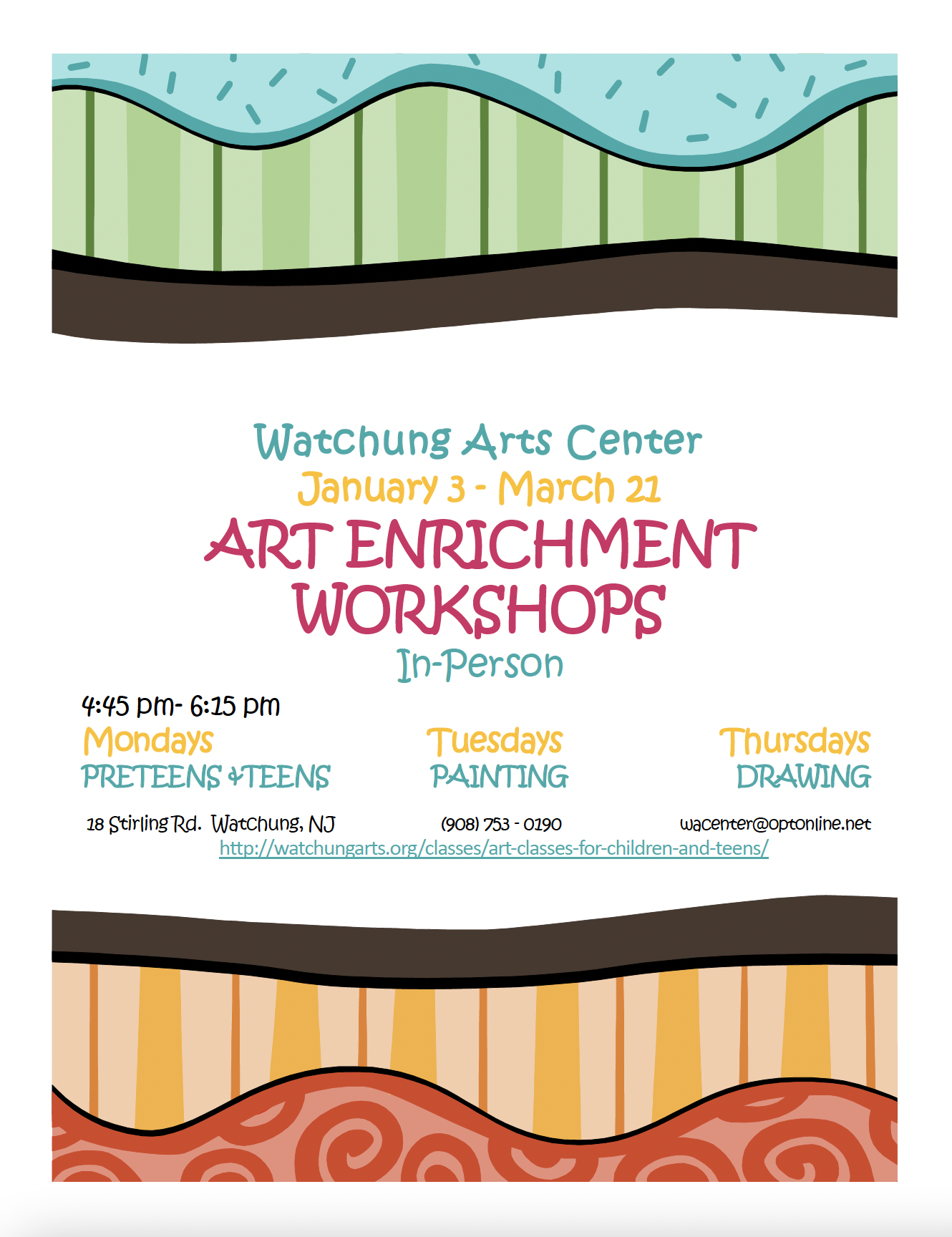 art workshop flyer