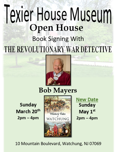 New Date Texier House Book Signing