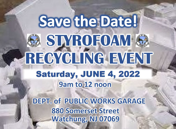 styrofoam recycling event flyer