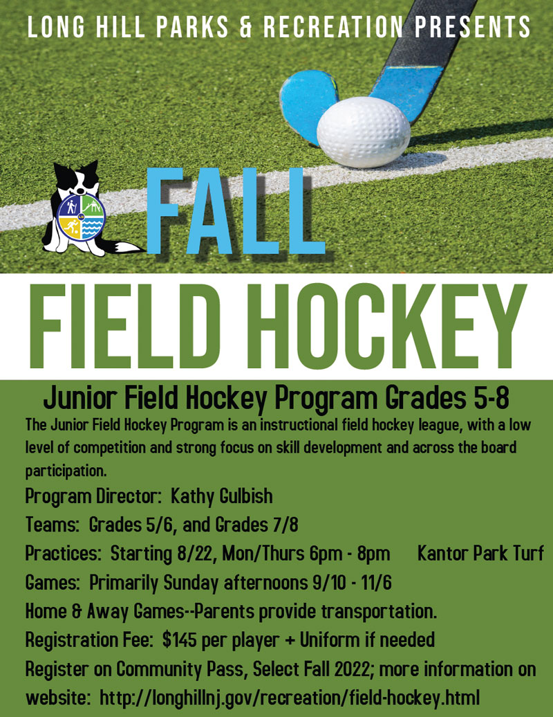 fall field hockey flyer