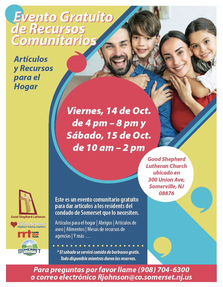 Community Giveaway Event espanol flyer