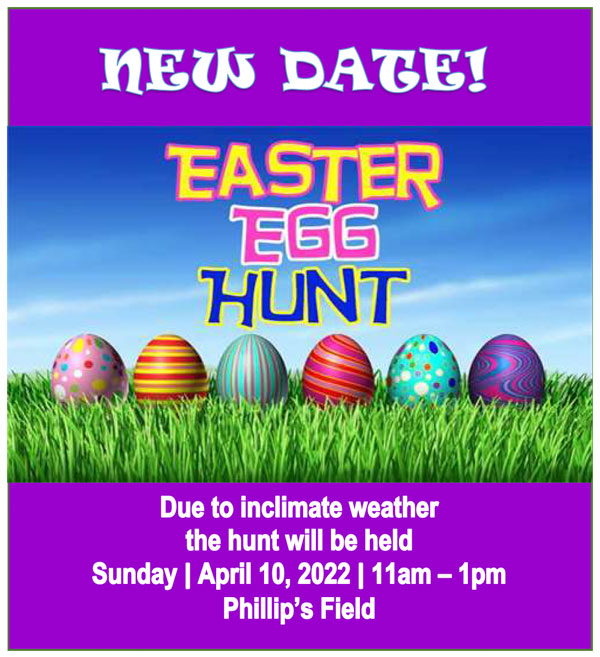 new easter egg hunt date