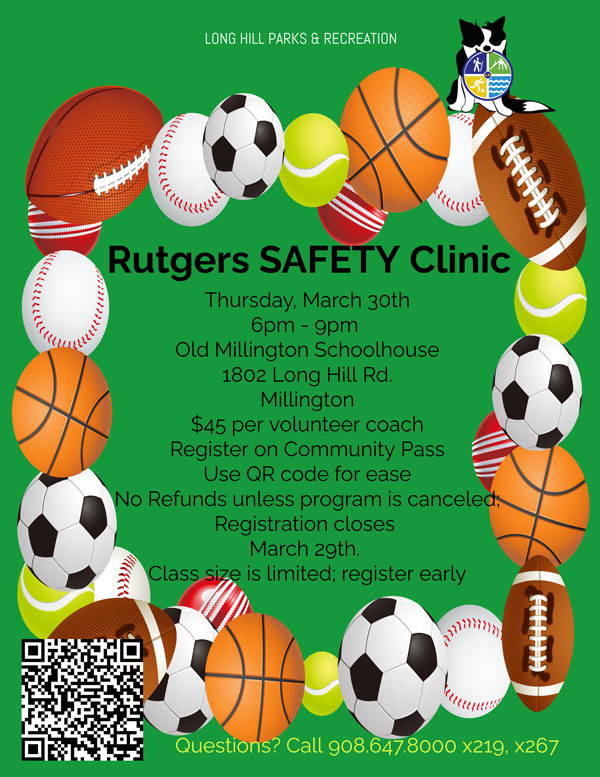 Rutgers SAFETY Class flyer